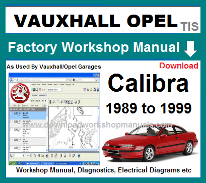 Vauxhall Calibra Workshop Repair Manual